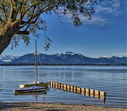 Boote am Chiemsee