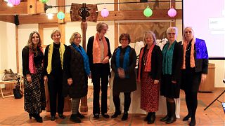 Gruppenfoto der Damen, die an der Organisation des Weltebetstag der Frauen 2023 beteiligt waren.