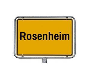 Ortsschild Rosenheim