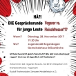 Flyer Hä Vegan gegen Fleischfresser