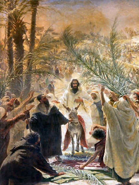 Jesus einzug in jerusalem