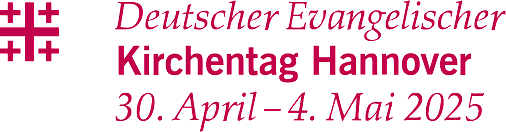 Das Logo des 39. evangelischen Kirchentages mit Text zu Ort und Datum