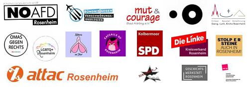 Die Logos der Erstunterzeichner ds offenen Briefes