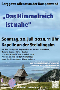 Flyer Kampenwandgottesdienst