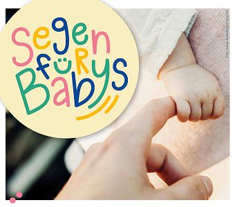 Logo für die Segnung von Babys