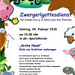 Plakat Zwergerl-Gottesdienst