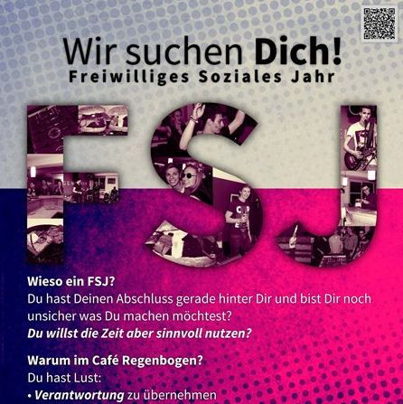 Flyer zur Ausschreibung der FSJ Kraft
