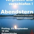 Abendstern-Gottesdienst Sept. 2016 - © Bernd Rother Plakat Abendstern Gottesdienst