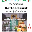 Plakat Erntedankgottesdienst