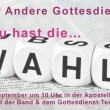 Plakat zu Der Andrere Gottesdienst 17.09.2017