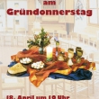 Einaldung zum Feierabendmahl am Gründonnerstag den 18. April um 19 Uhr
